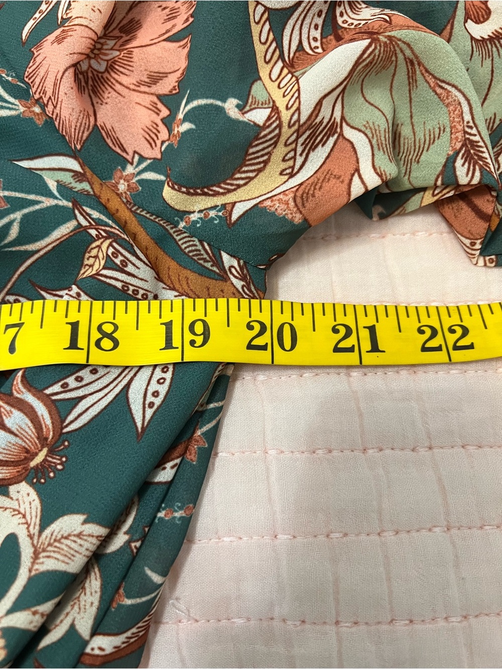 NWT Böhme Green Floral Smocked Long Sleeve Maxi Dress Small - Picture 4 of 7